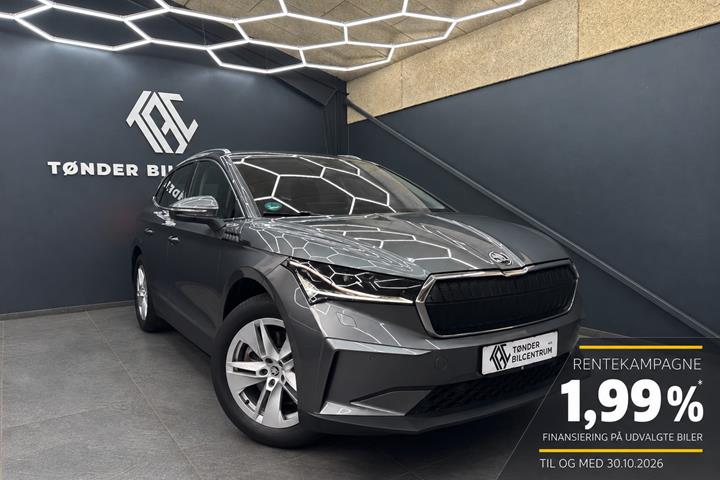 Grå Skoda Enyaq fra 2022