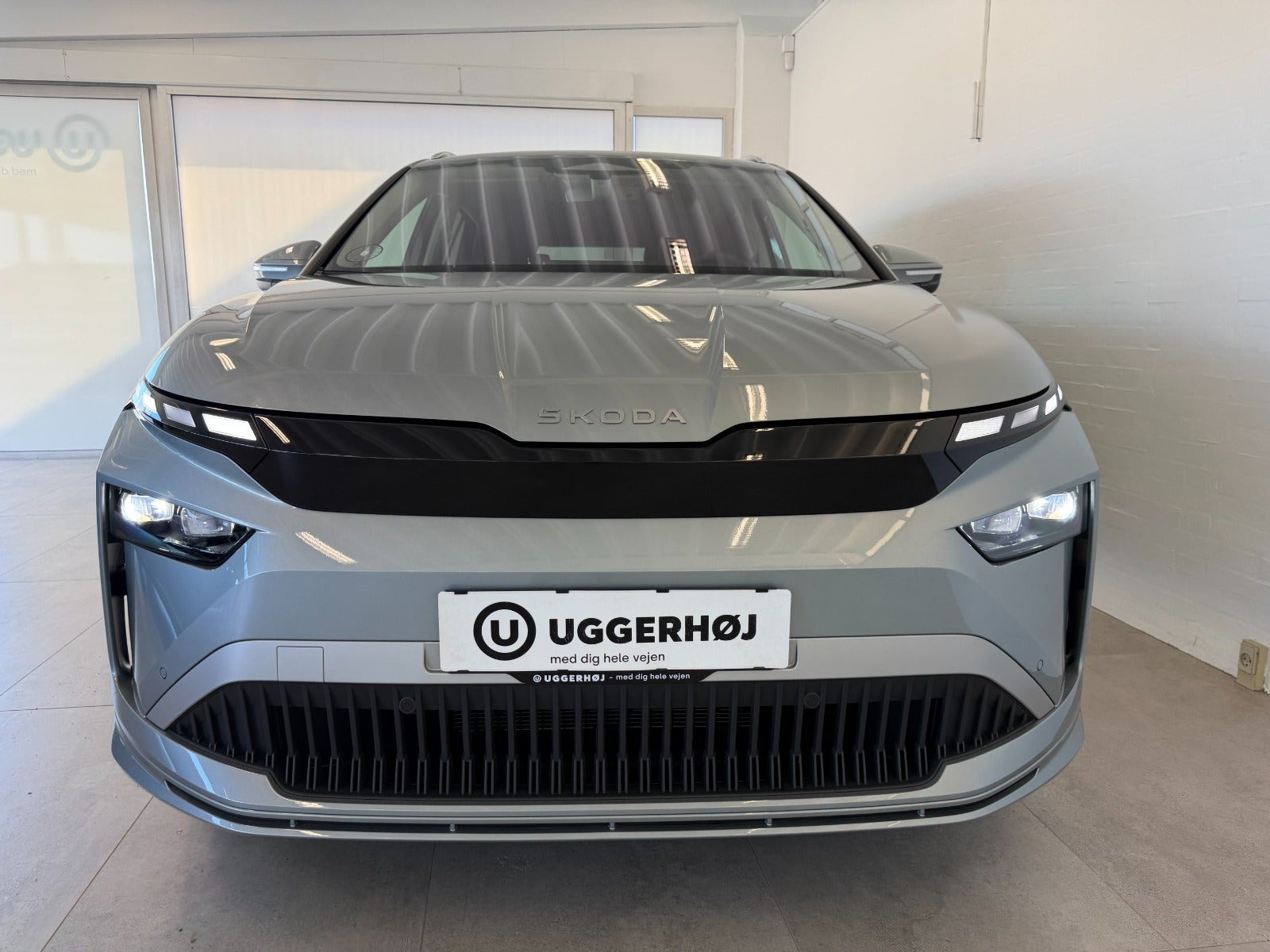 Grå Skoda Enyaq fra 2027