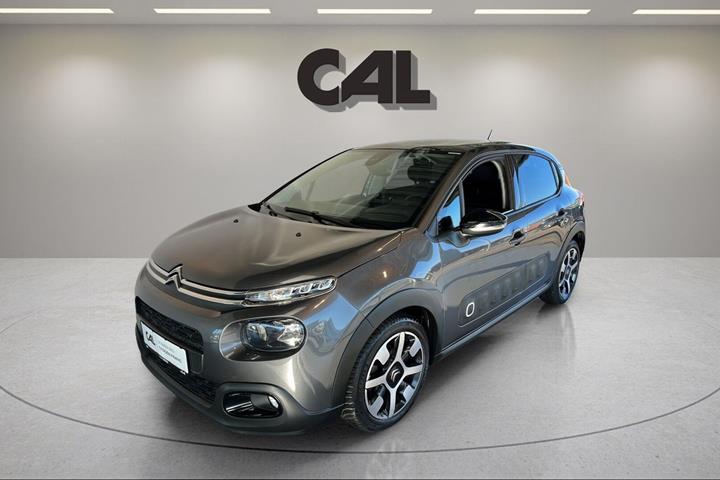 Grå Citroën C3 fra 2019 set udefra