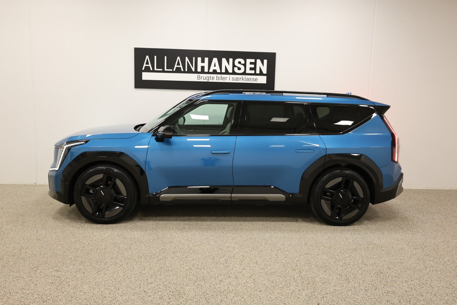 Blå Kia EV9 fra 2026