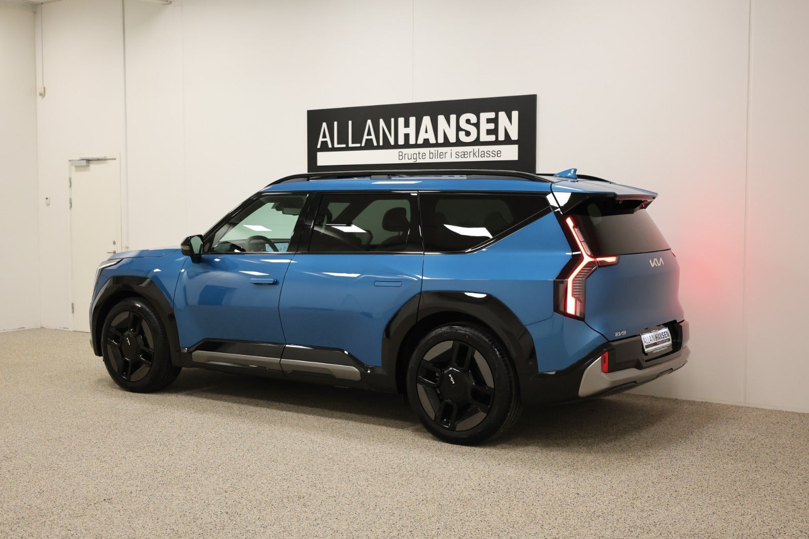 Blå Kia EV9 fra 2026