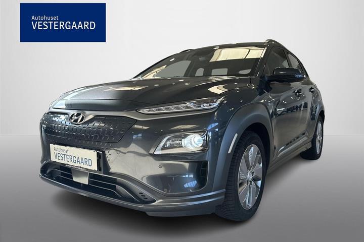 Grå Hyundai Kona fra 2020