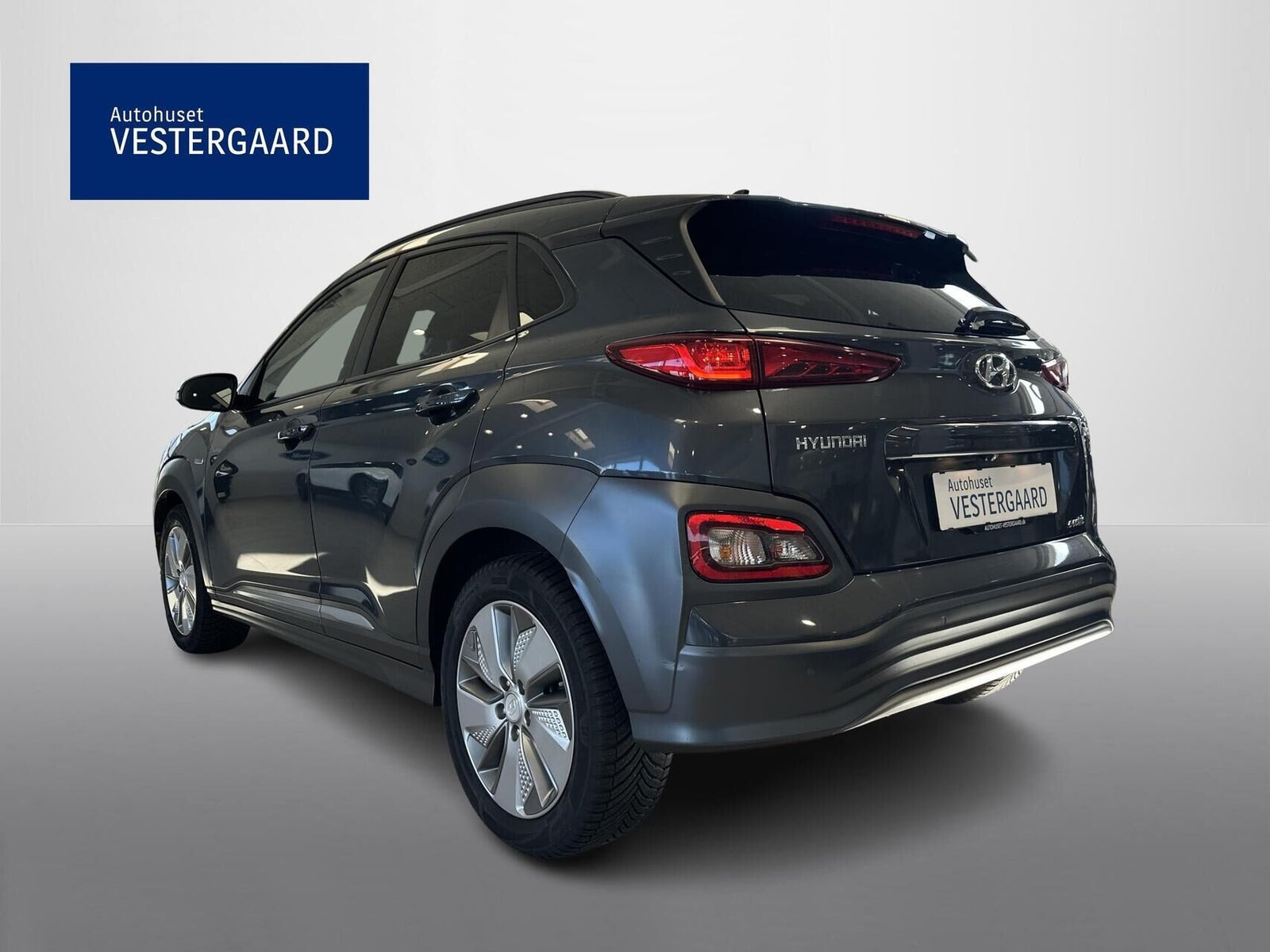Grå Hyundai Kona fra 2020