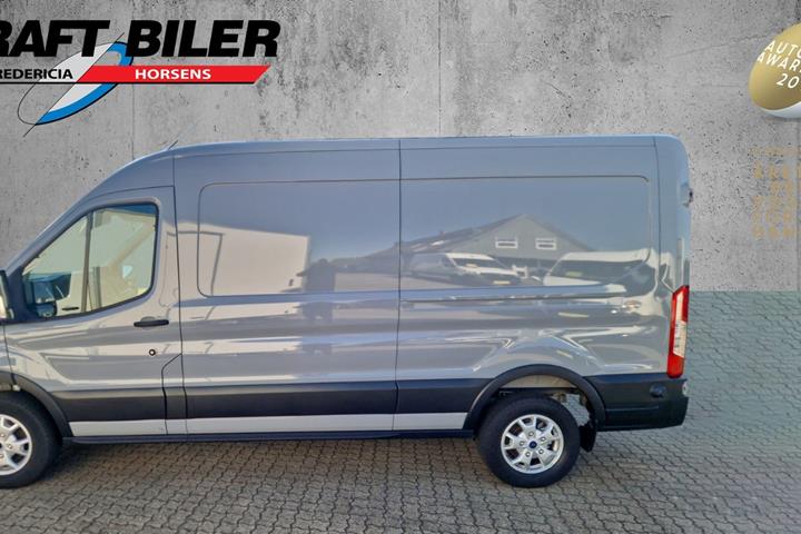 Grå Ford E-Transit 350 L3 Van fra 2024