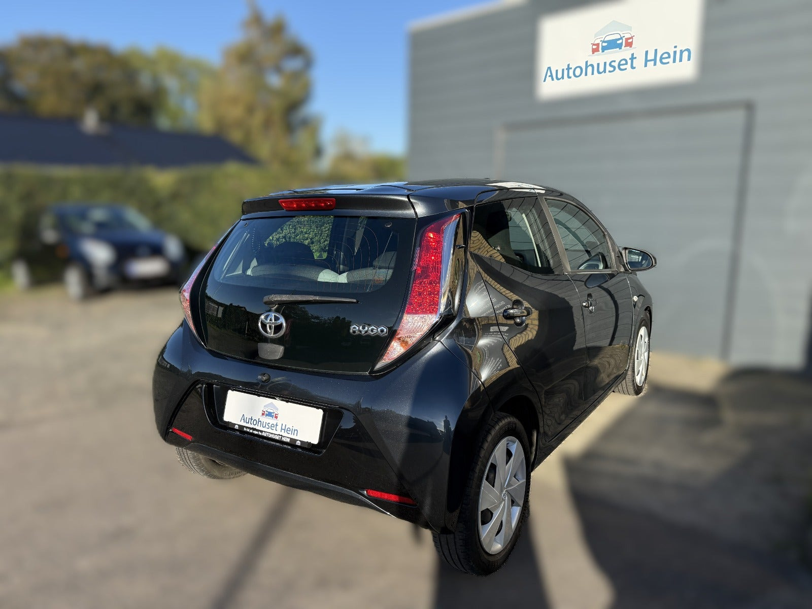 Grå Toyota Aygo fra 2017
