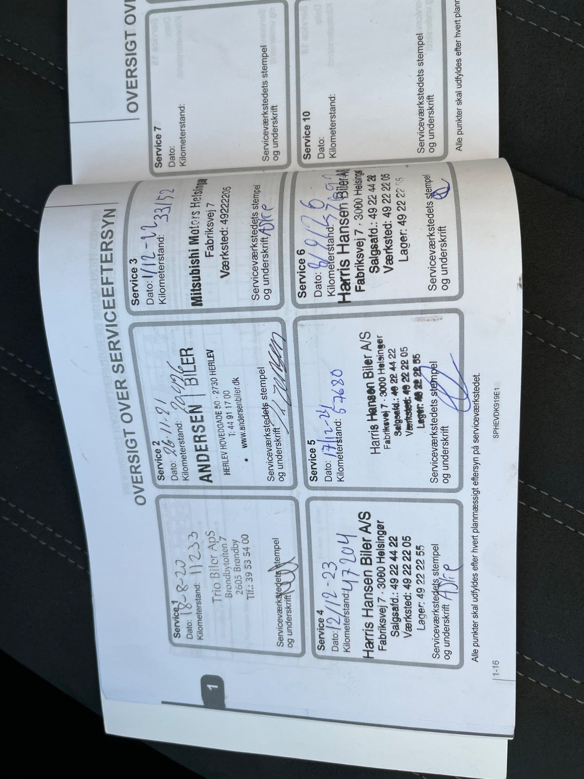 Hvid Mitsubishi Outlander fra 2019