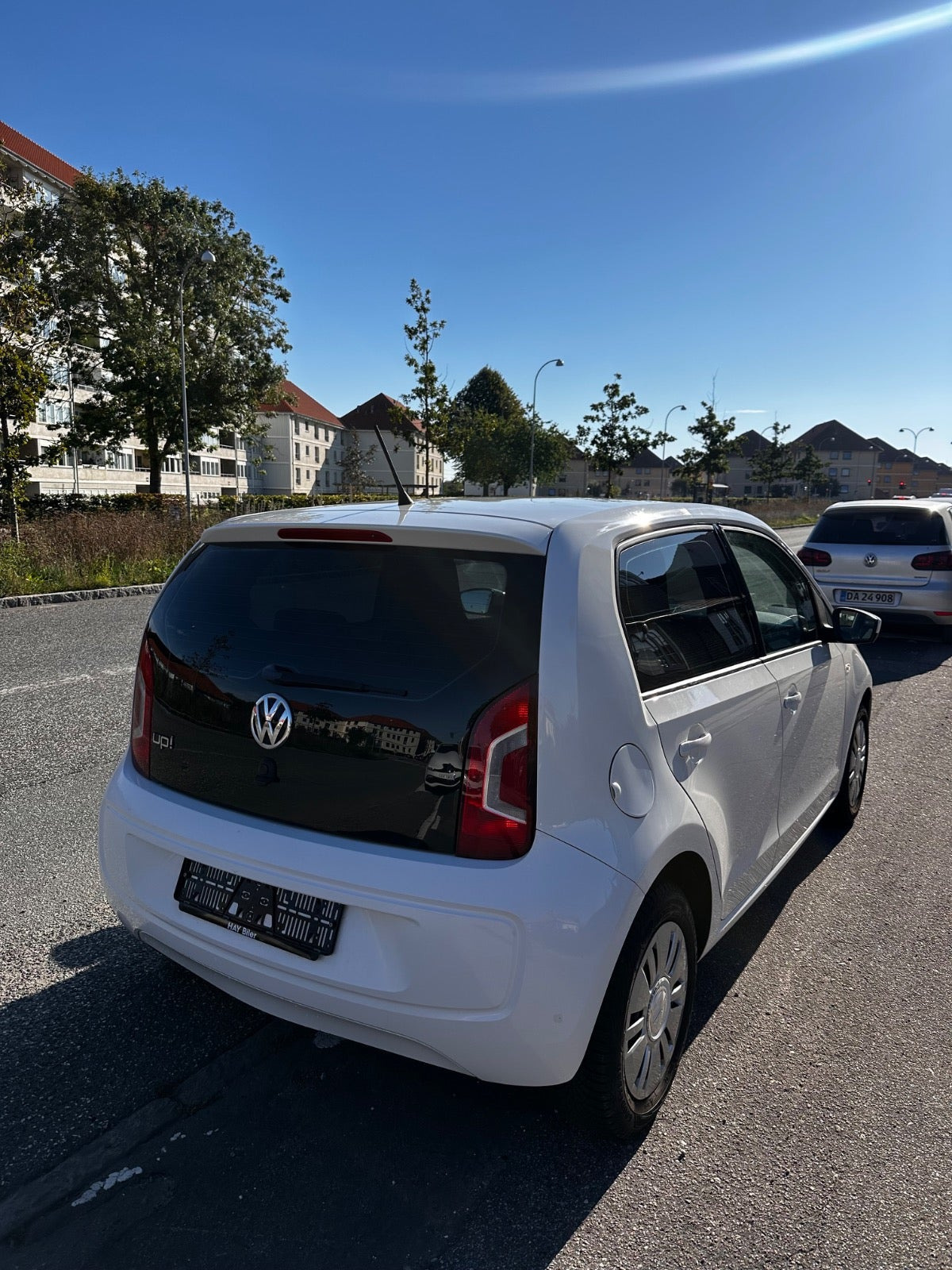 Hvid VW UP! fra 2015