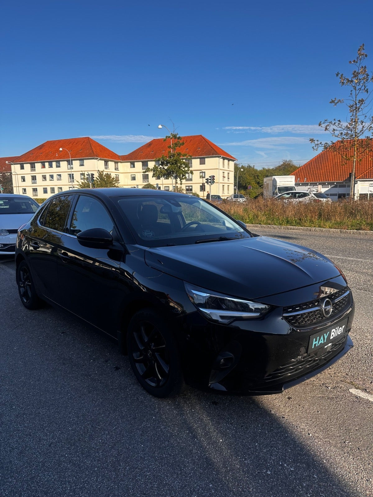 Sort Opel Corsa fra 2020