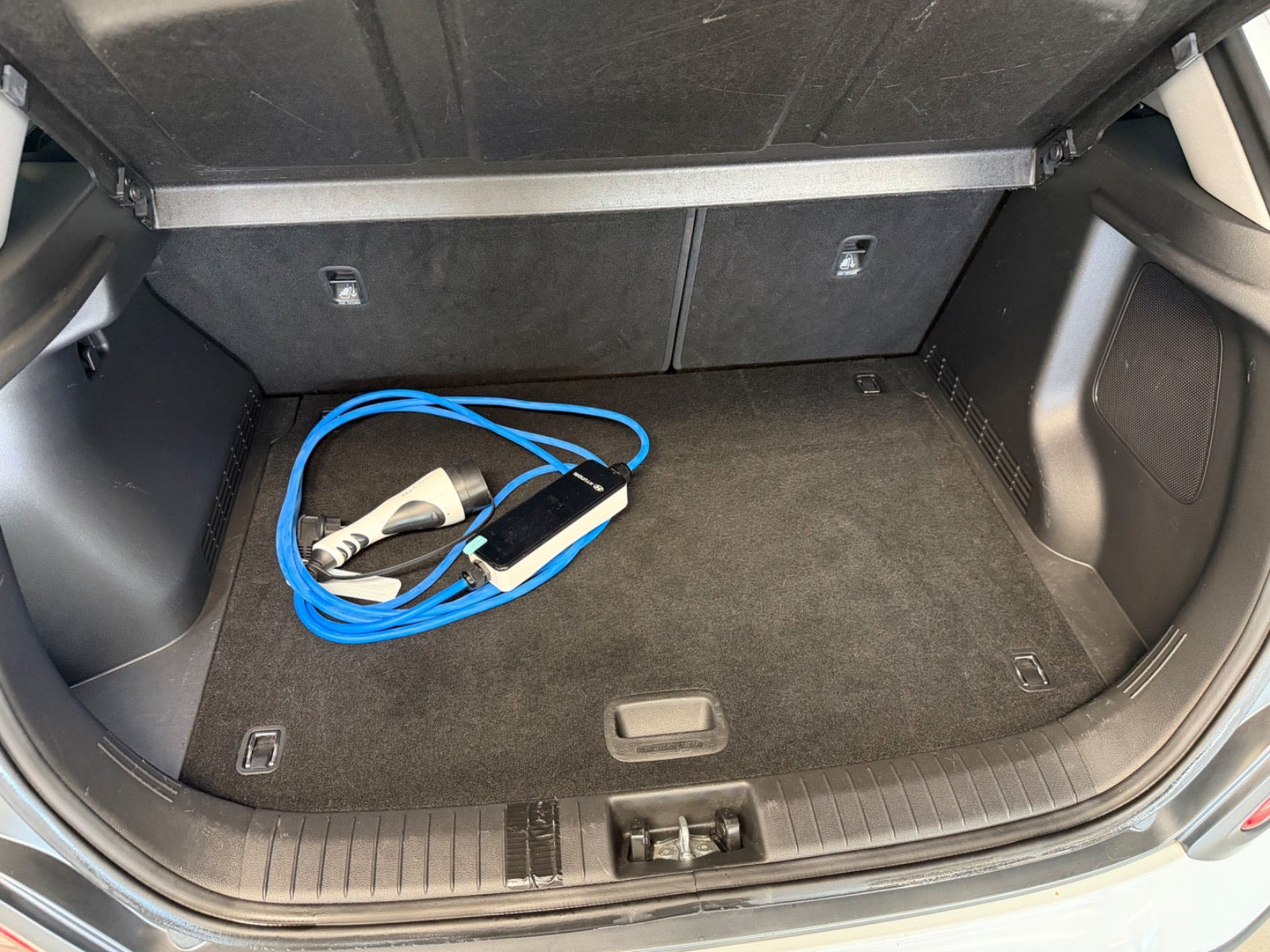 Hvid Hyundai Kona fra 2019