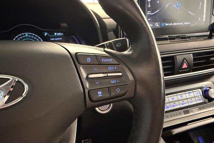 Hvid Hyundai Kona fra 2019