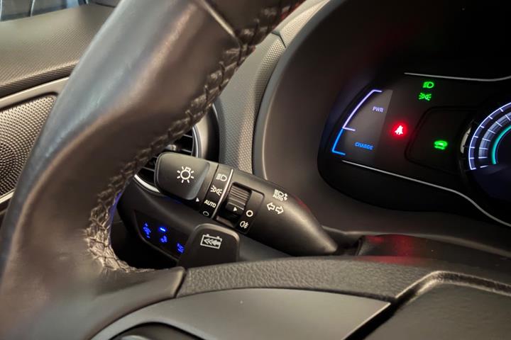 Hvid Hyundai Kona fra 2019