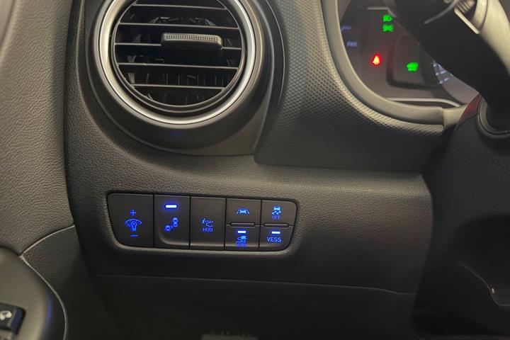 Hvid Hyundai Kona fra 2019