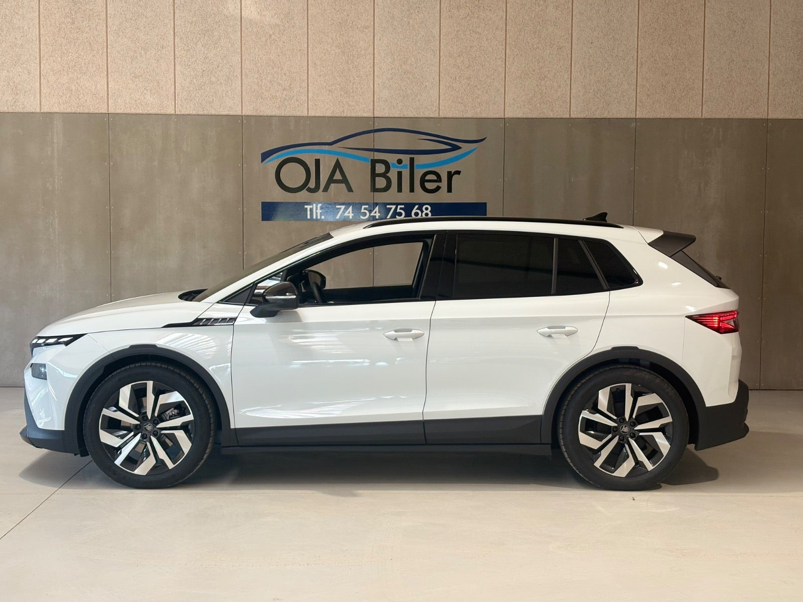 Hvid Skoda Elroq fra 2026