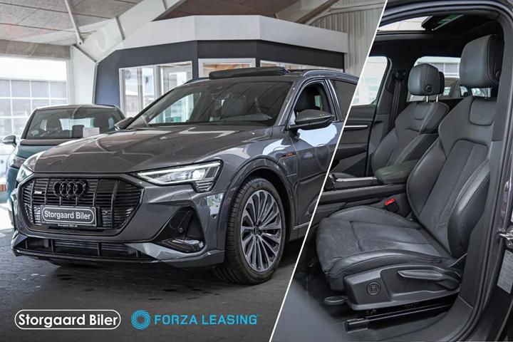 Grå Audi e-tron fra 2022