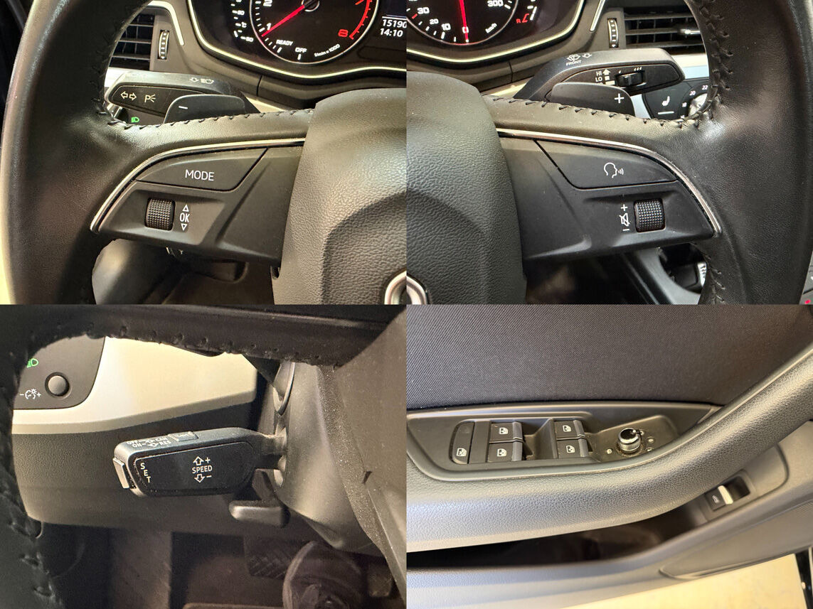 Sort Audi A4 fra 2018
