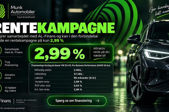 Hvid VW ID.4 fra 2023