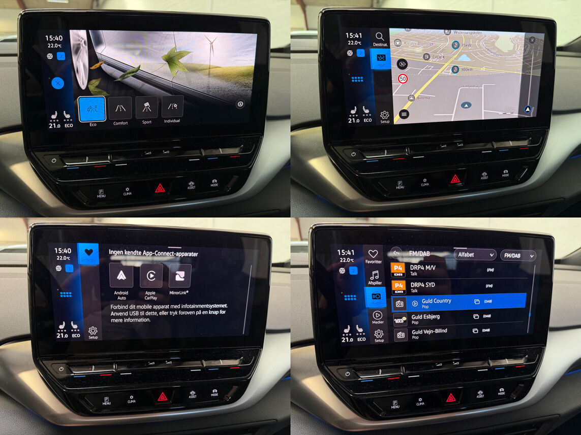 Blå VW ID.4 fra 2022