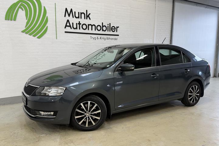 Sort Skoda Rapid fra 2017