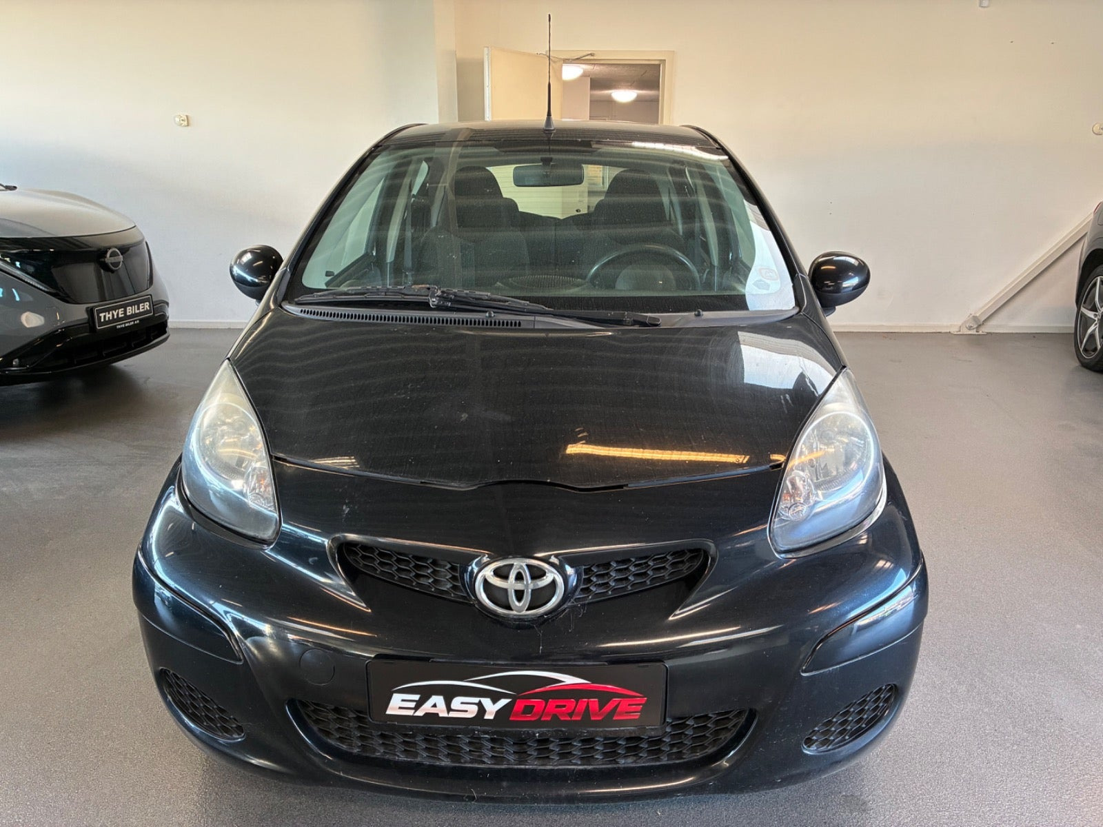 Sort Toyota Aygo fra 2011
