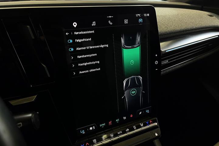 Blå Renault Mégane fra 2024