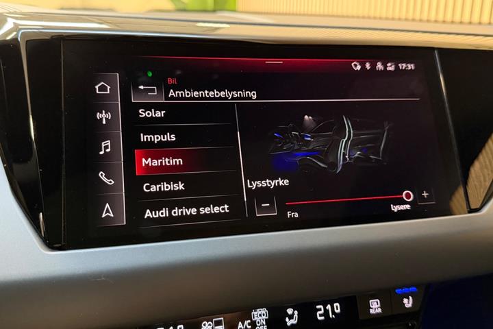 Grå Audi e-tron GT fra 2024