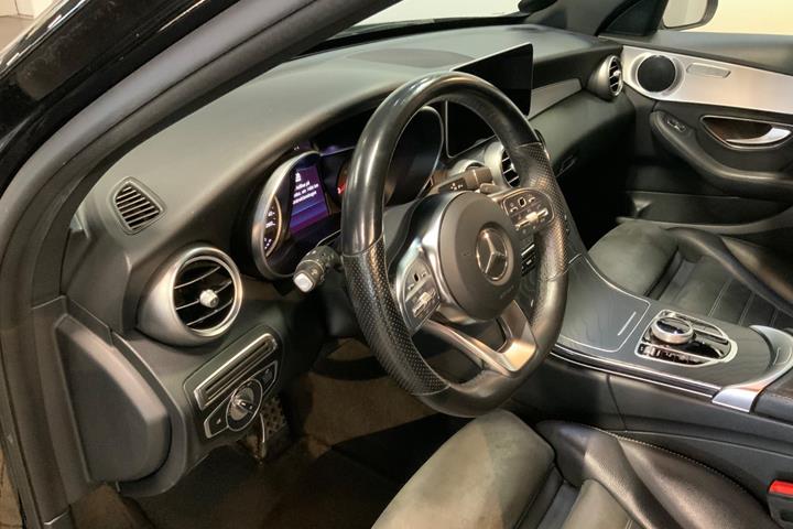 Sort Mercedes C220 d fra 2019