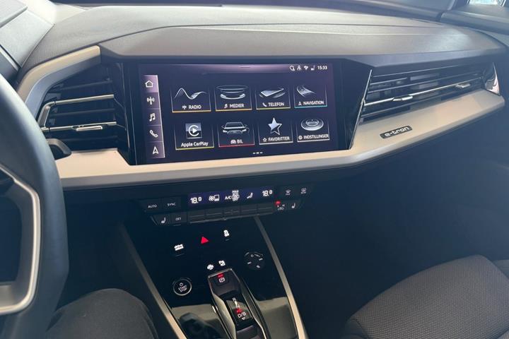 Sort Audi Q4 e-tron fra 2024