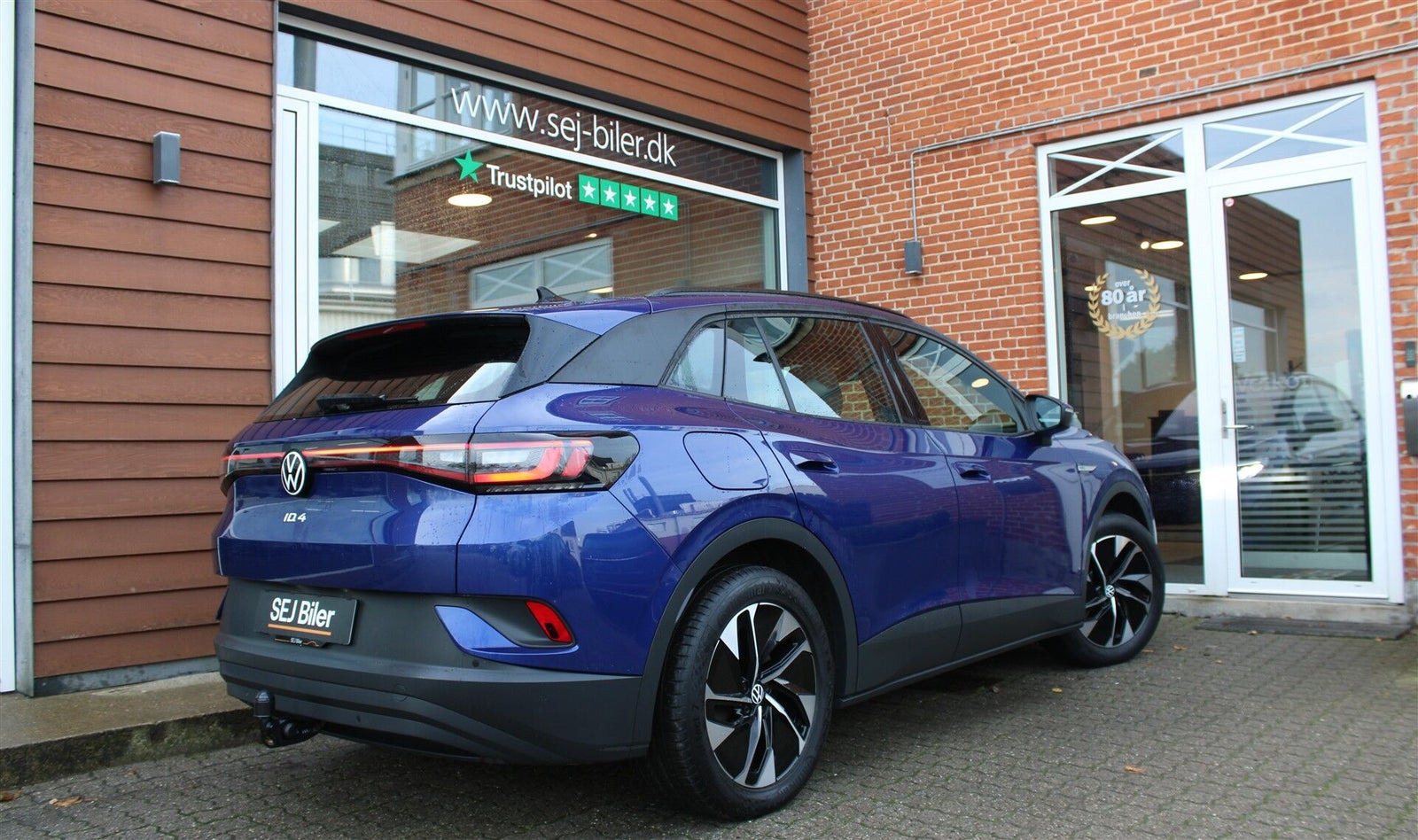 Blå VW ID.4 fra 2022