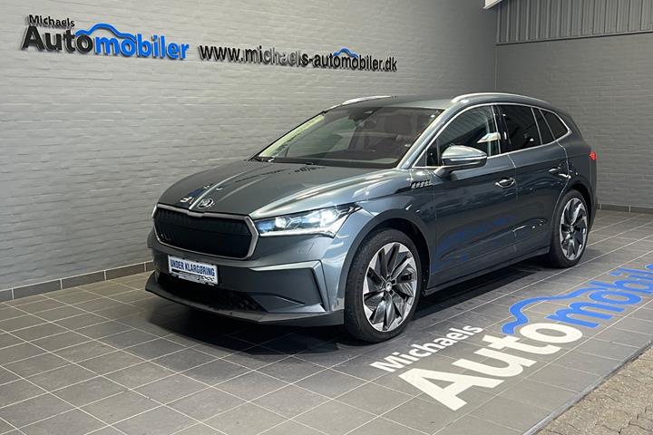 Grå Skoda Enyaq fra 2021