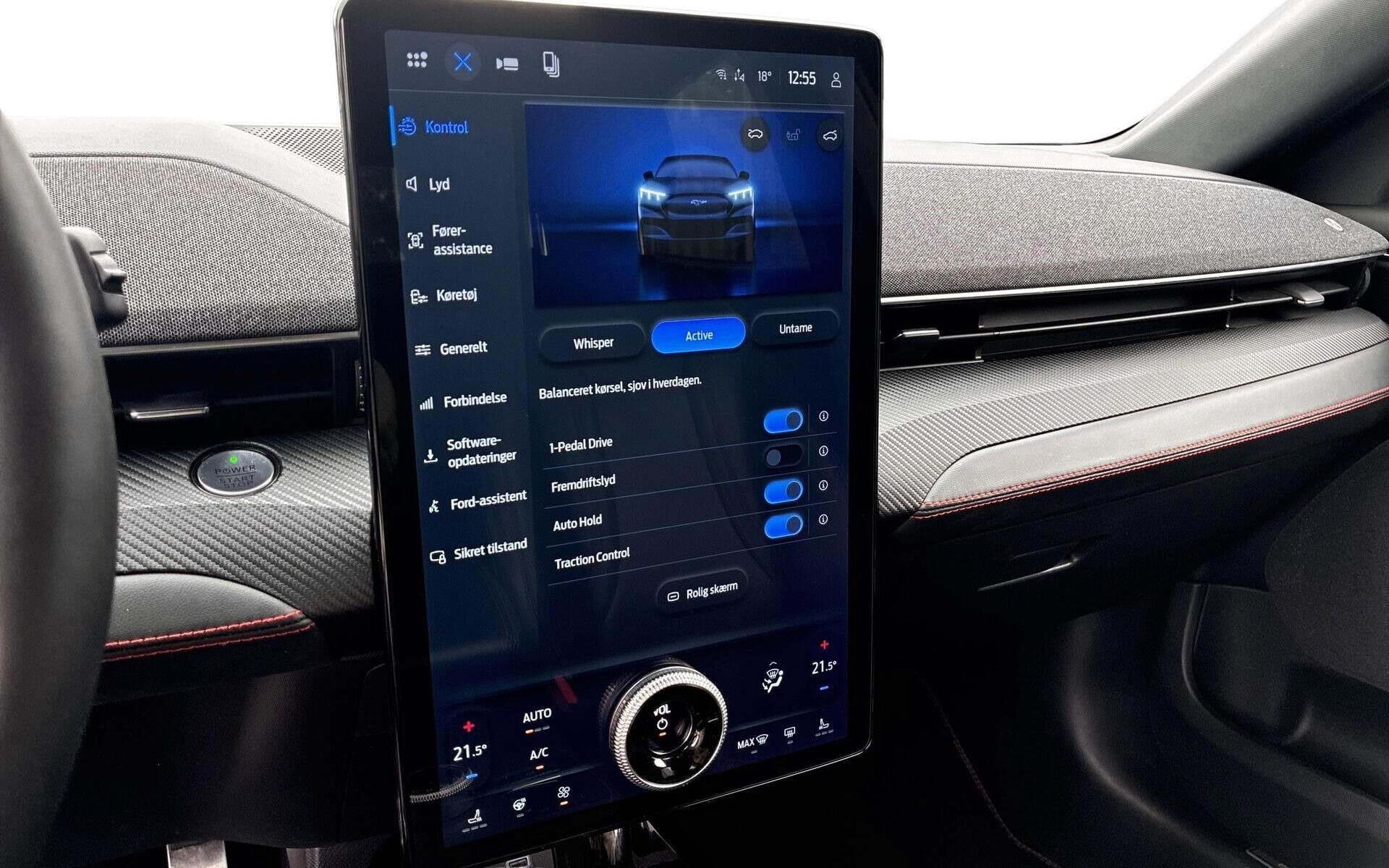 Sort Ford Mustang Mach-E fra 2021