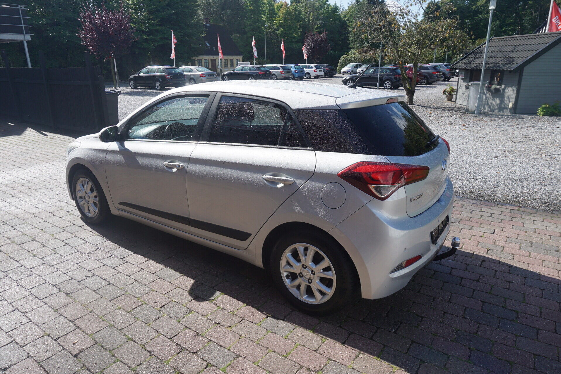 Sølv Hyundai i20 fra 2016