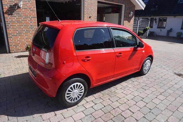 Rød Skoda Citigo fra 2019