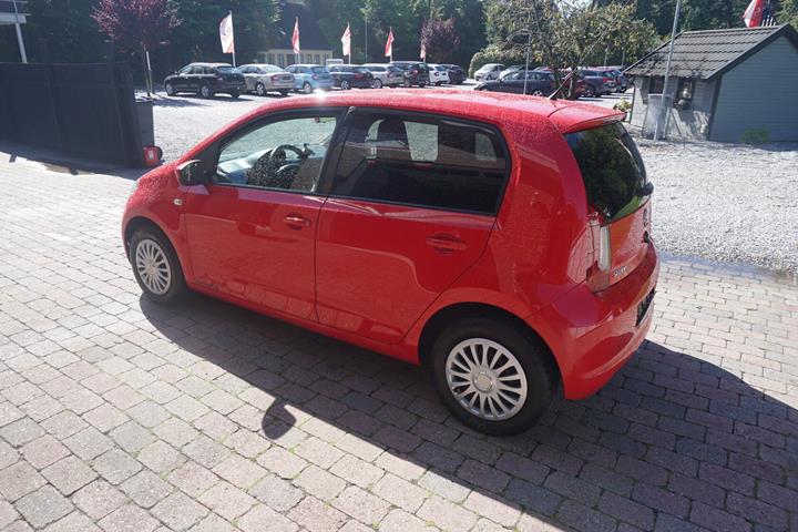 Rød Skoda Citigo fra 2019