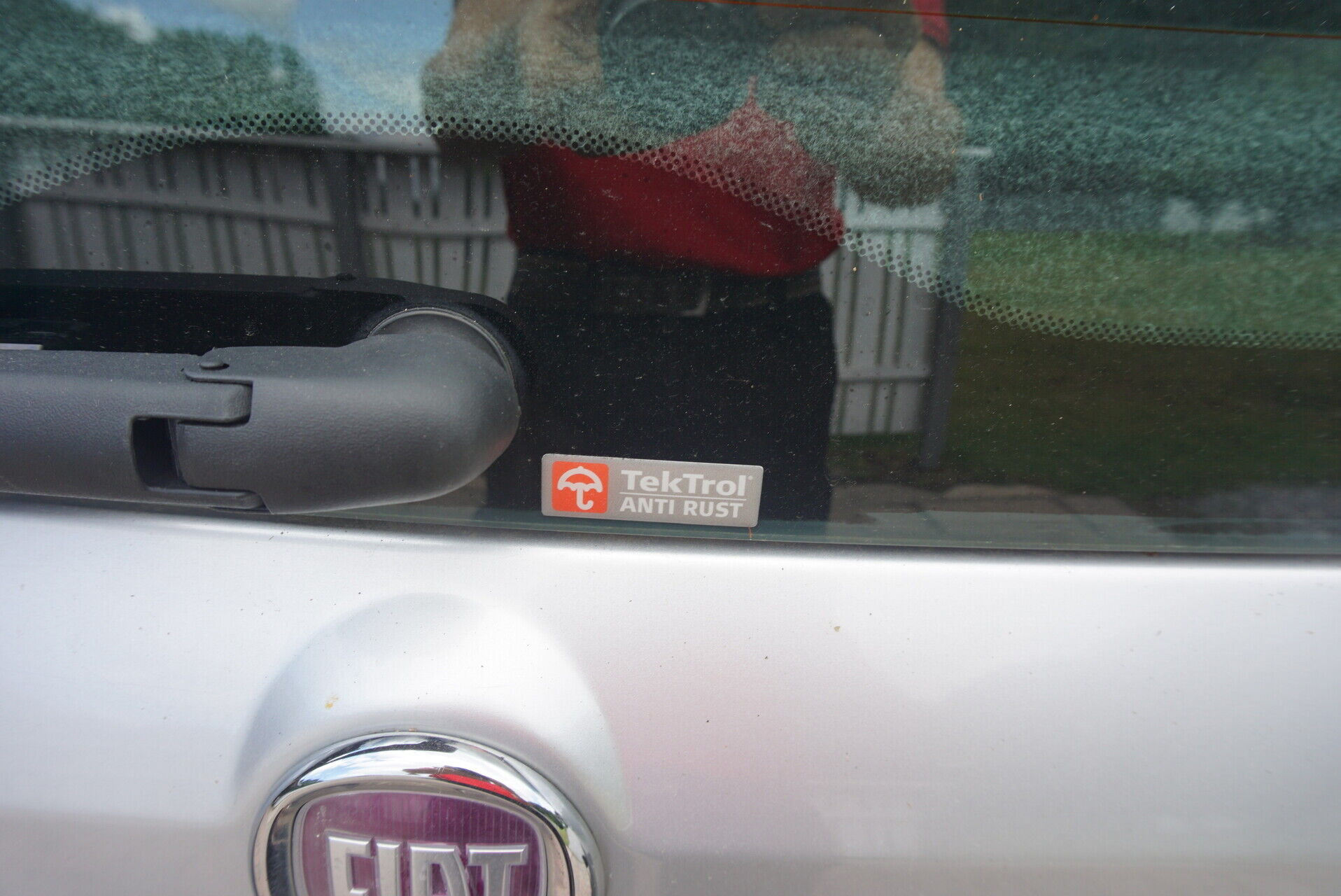 Sølv Fiat Panda fra 2012