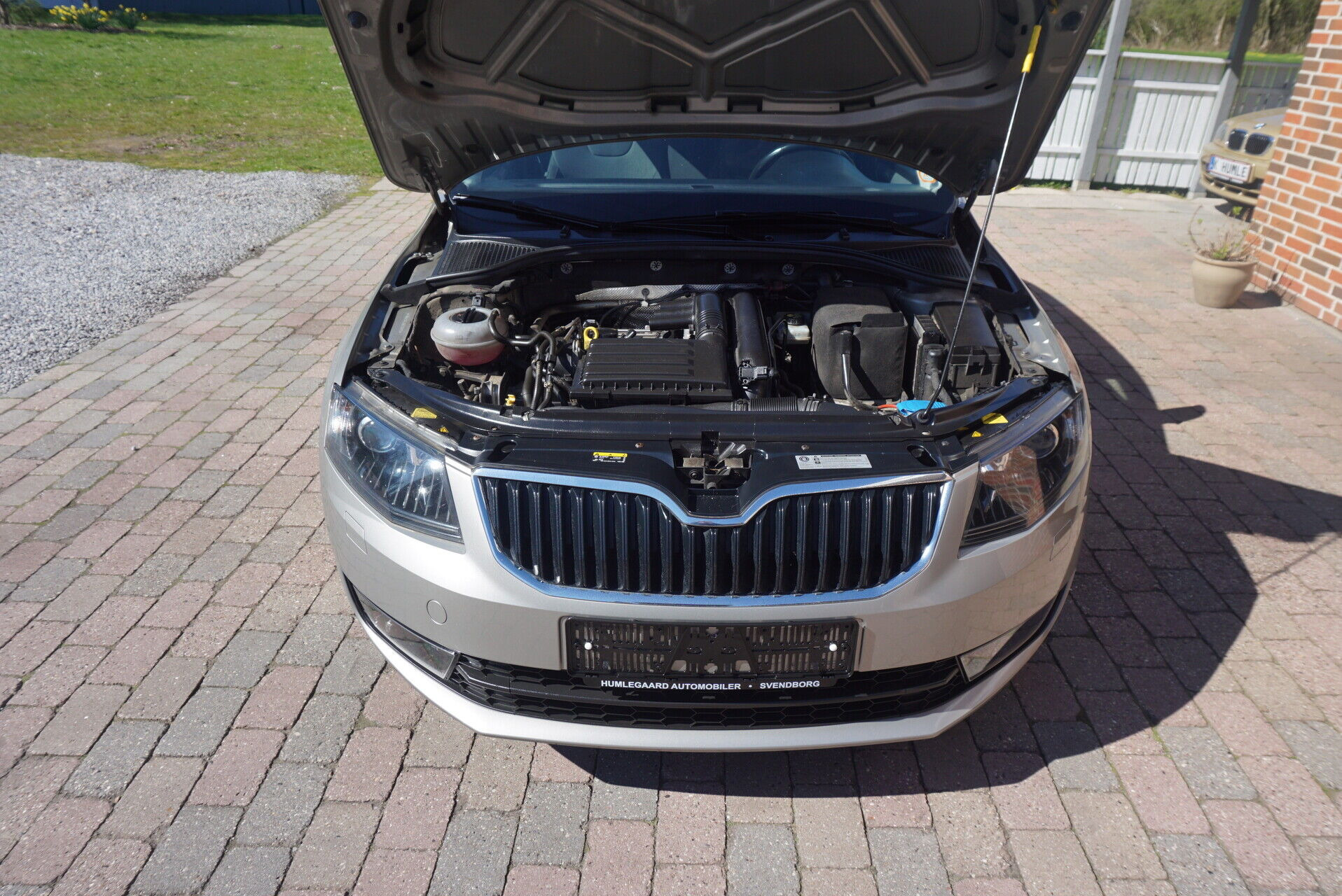 Grå Skoda Octavia fra 2017