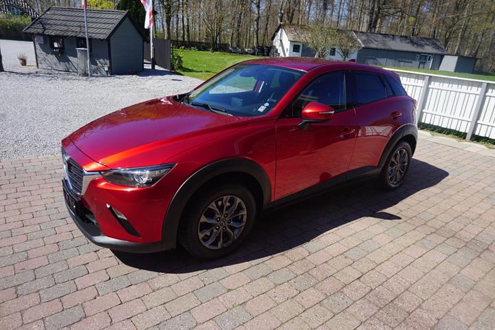 Rød Mazda CX-3 fra 2019