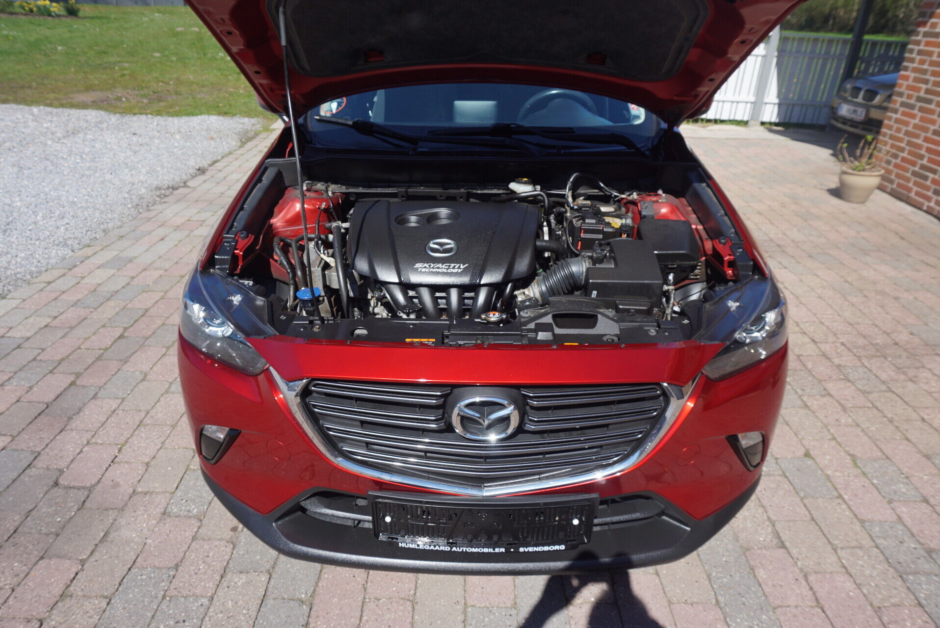Rød Mazda CX-3 fra 2019