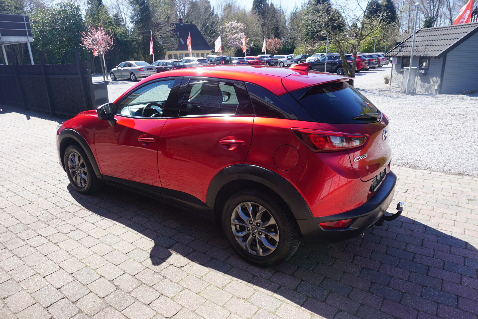 Rød Mazda CX-3 fra 2019