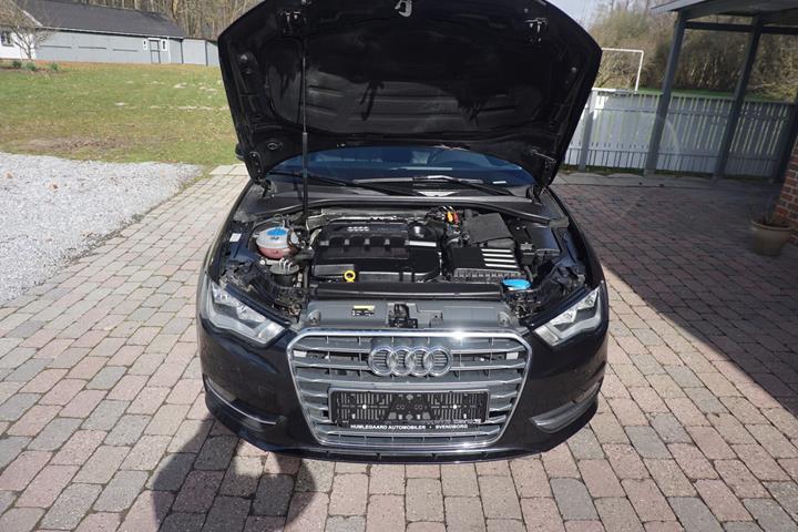 Sort Audi A3 fra 2014