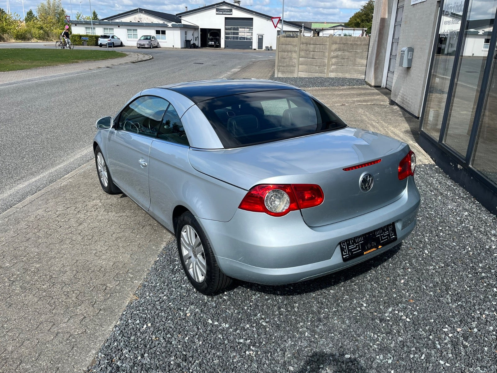 Sølv VW Eos fra 2007