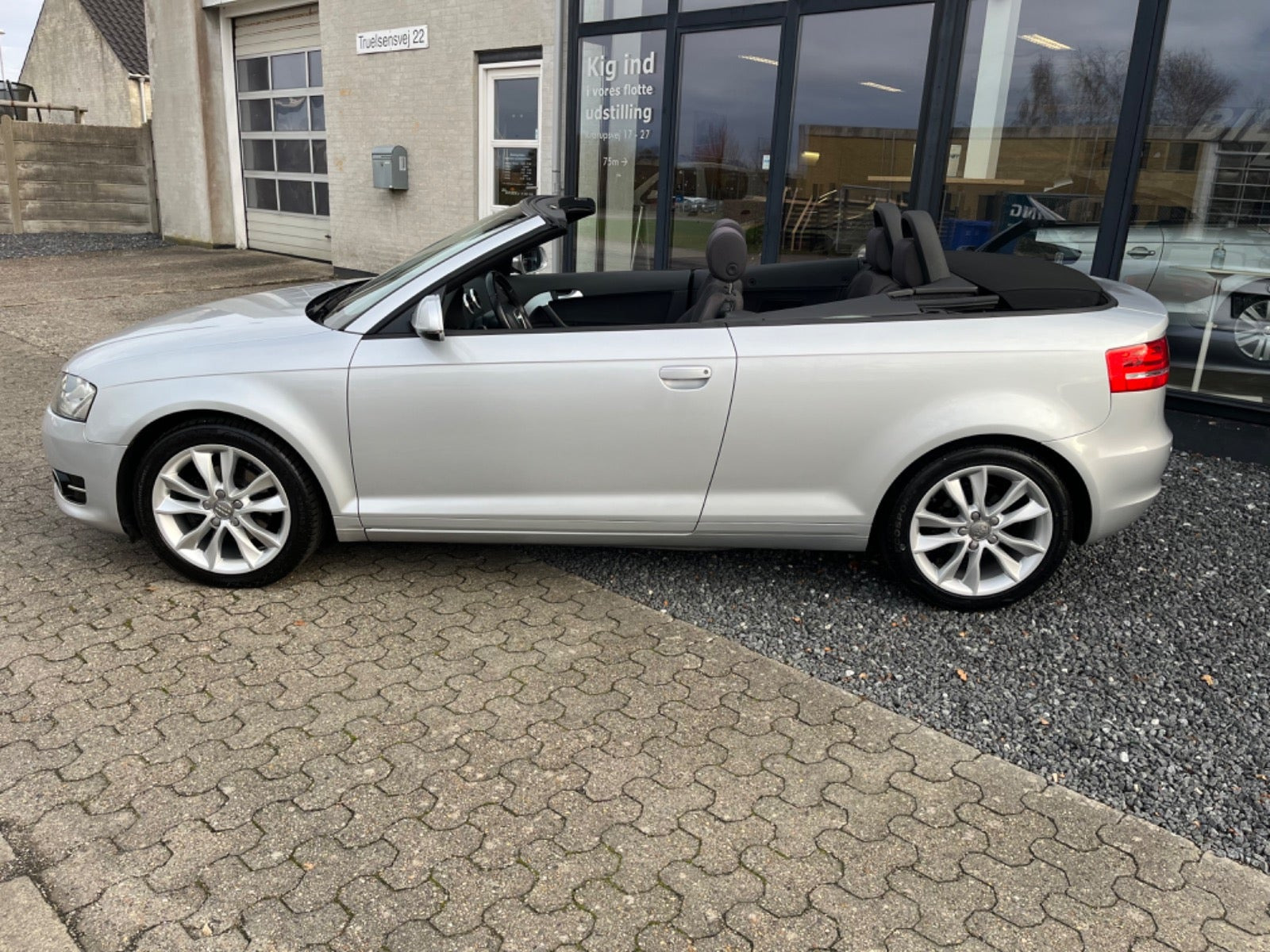 Sølv Audi A3 fra 2012