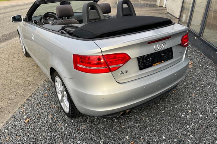 Sølv Audi A3 fra 2012