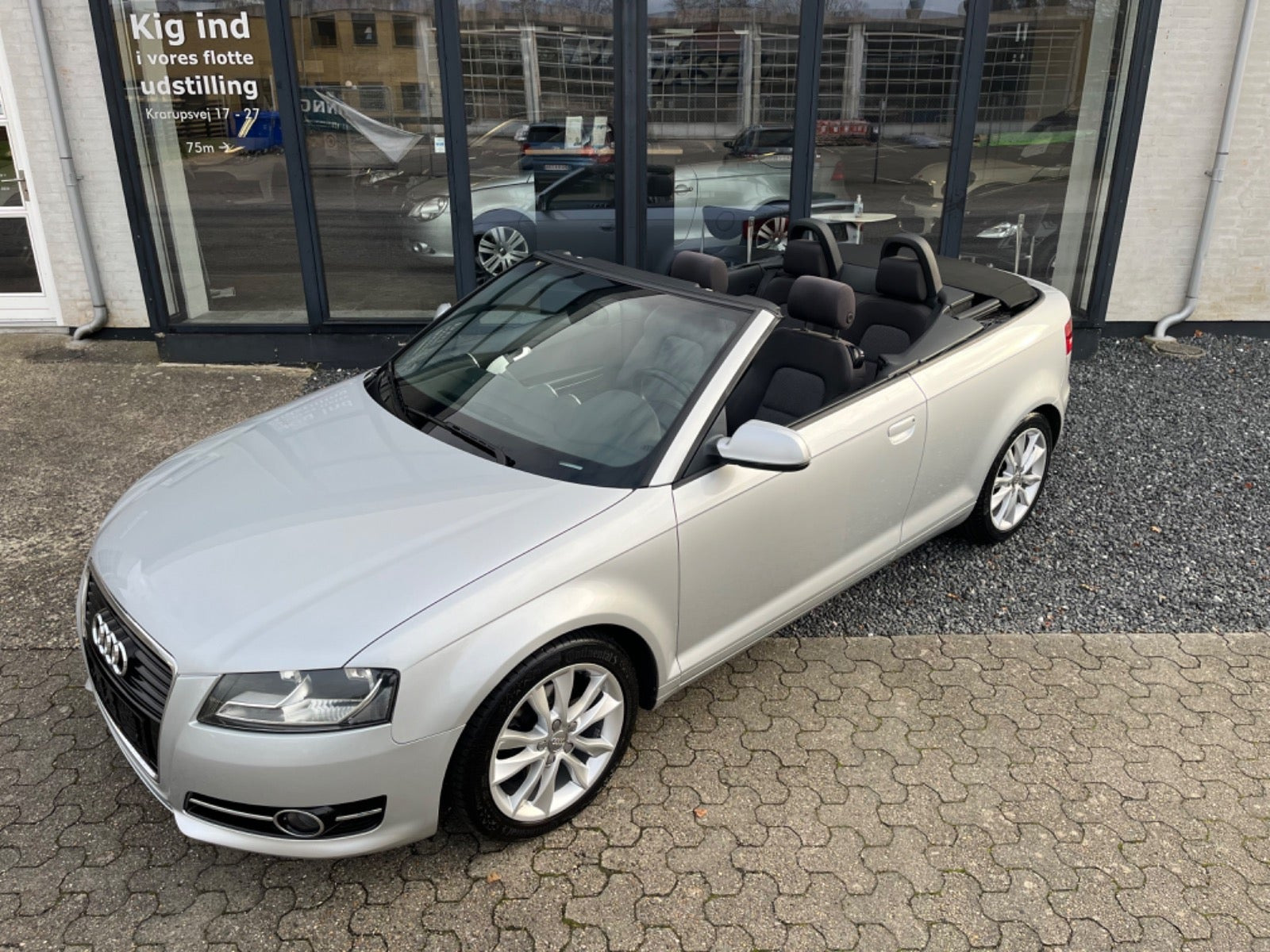 Sølv Audi A3 fra 2012