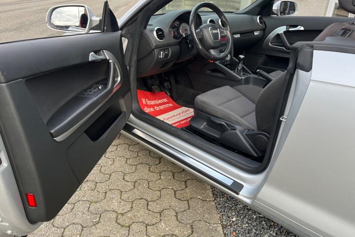 Sølv Audi A3 fra 2012