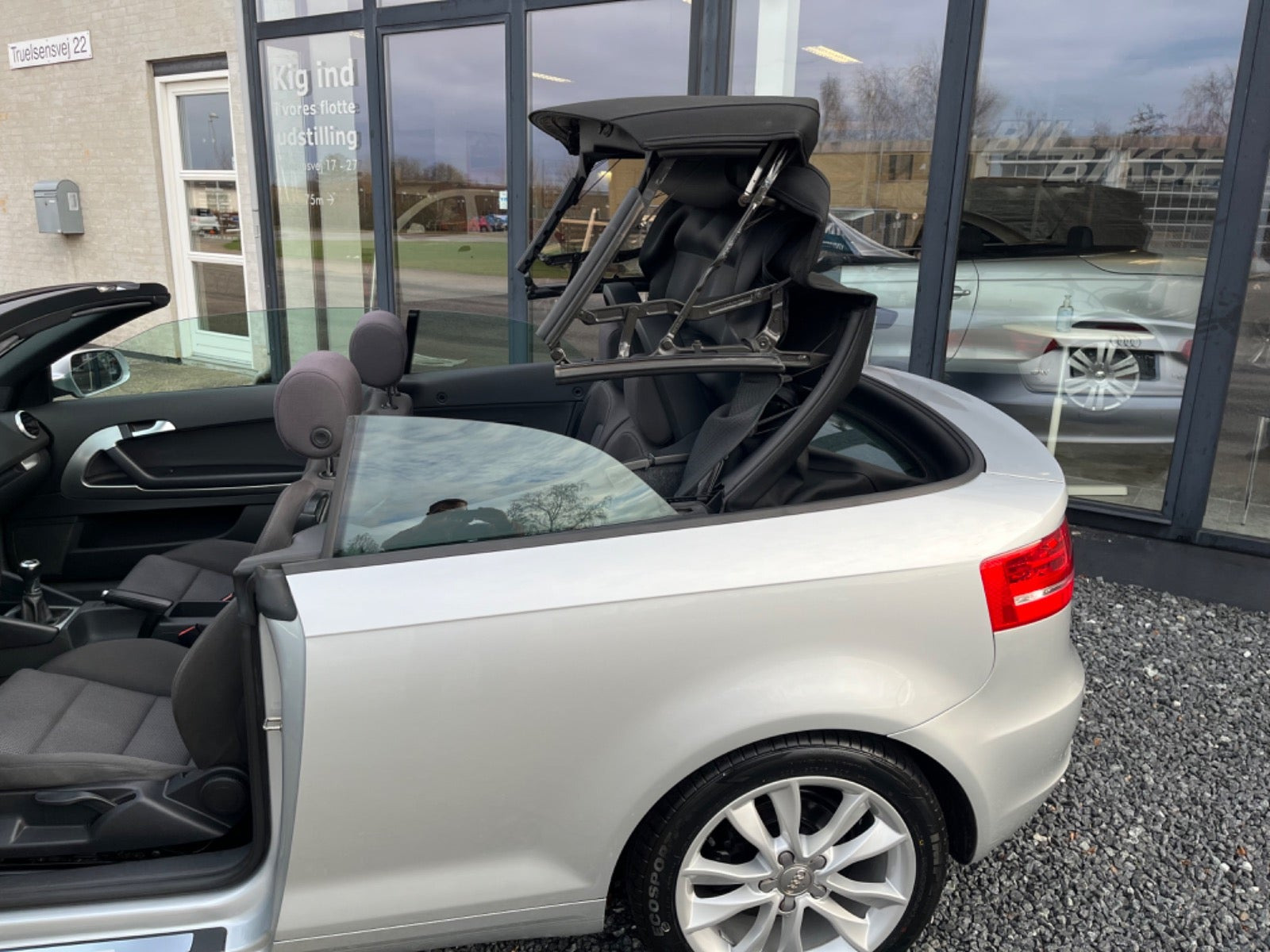 Sølv Audi A3 fra 2012