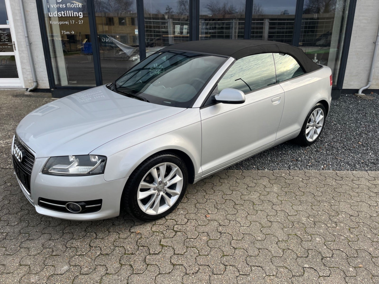 Sølv Audi A3 fra 2012