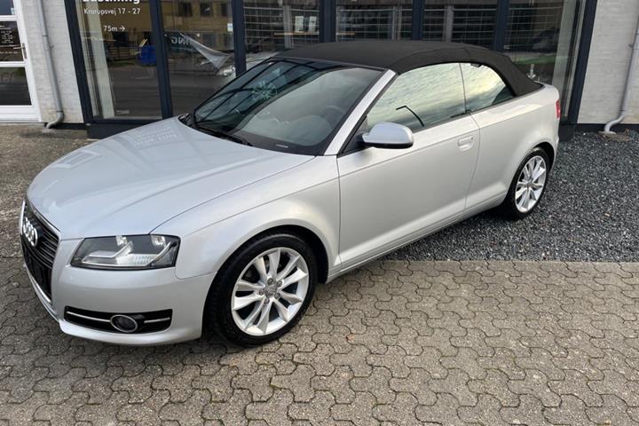 Sølv Audi A3 fra 2012