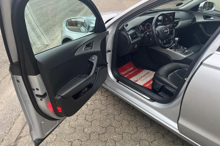 Sølv Audi A6 fra 2012