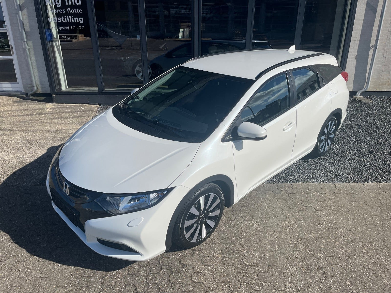 Hvid Honda Civic fra 2014