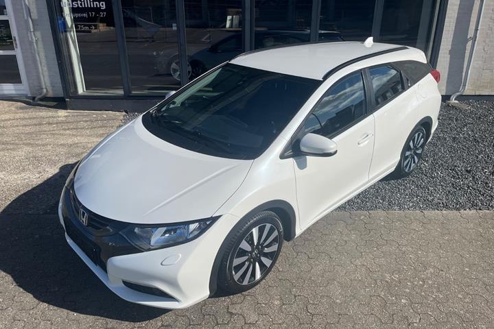 Hvid Honda Civic fra 2014